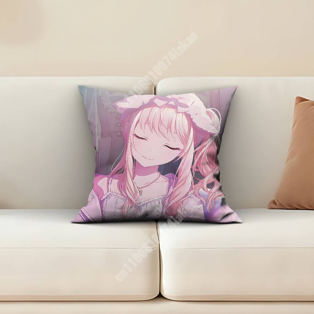 Nightcord  Mizuki Akiyama Sofa Couch Pillow Cover Cushion Case Home Bedroom Decoration
