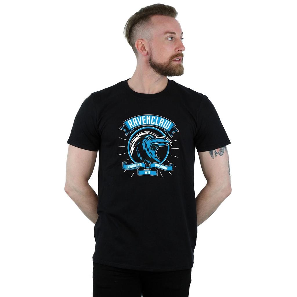 HARRY POTTER Mens Ravenclaw Toon Crest T-Shirt