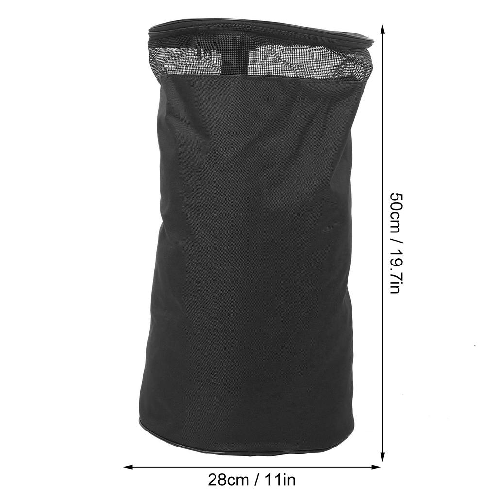Basket  Carrying Bag SingleShoulder Storage Carrier Holder Bag for 2 Basket s(Black )