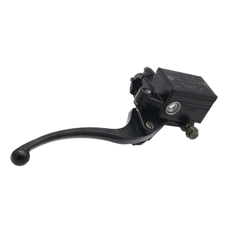 Motorcycle Front Brake Lever Master Cylinder Pump Lever Right 22mm 7/8" Side Banjo Bolt for Honda Suzuki Benelli DUCATI