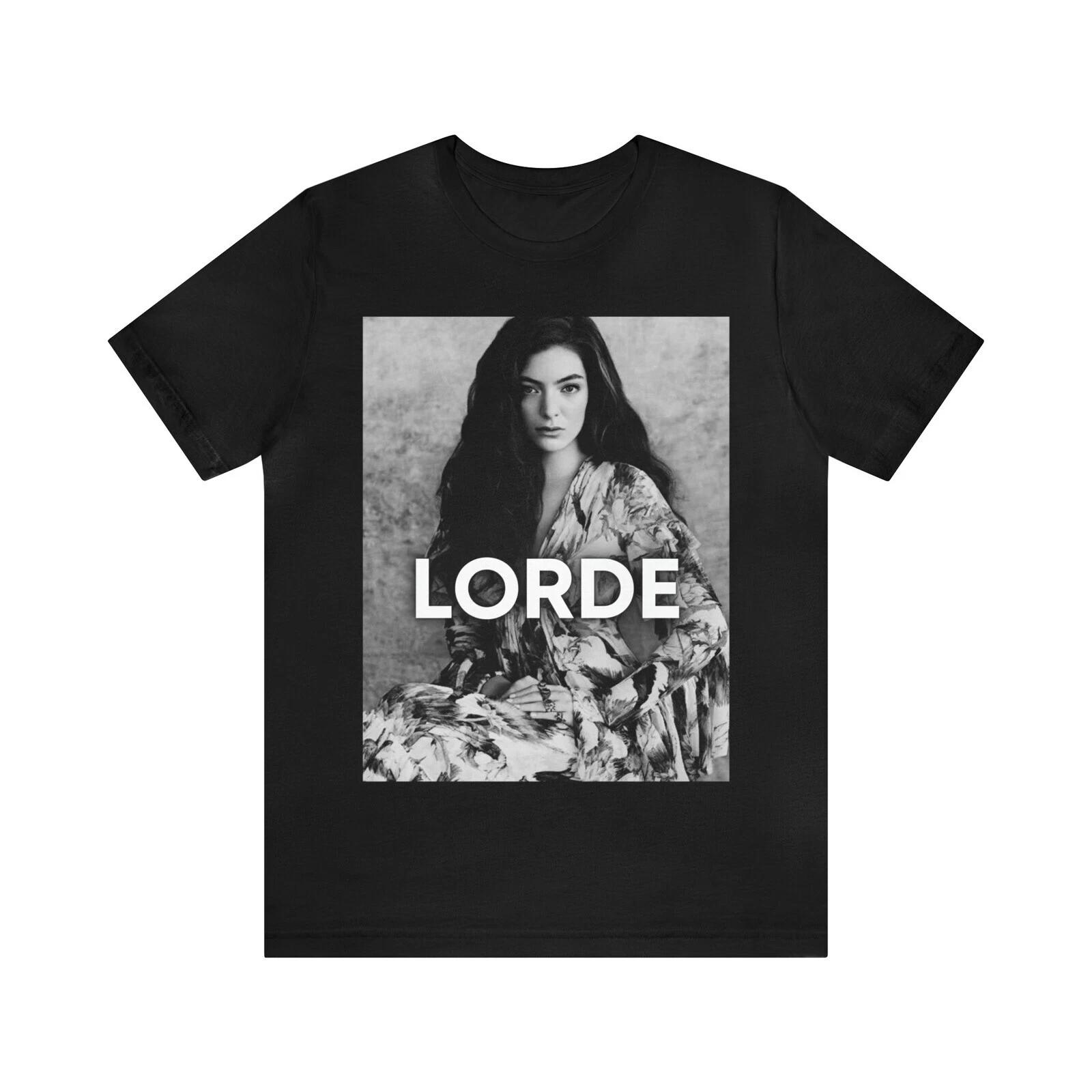 Lorde Unisex T-Shirt, Minimal Photoshoot, Pop Music Singer Shirt, Lorde Graphic XXXXL