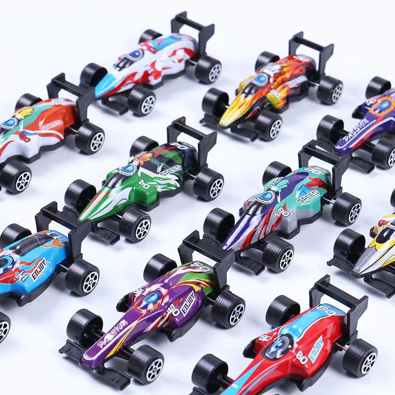 Children's Mini Alloy Pull-Back Toy Car Set In Gift Tin
