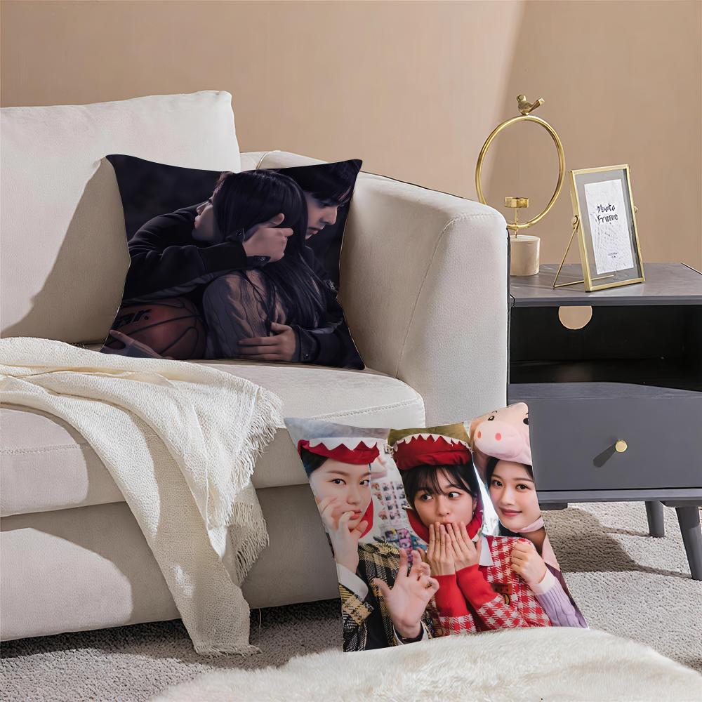 Drama TTrue Beauty Cushion Cover Throw Pillow Cover Hidden Button Durable Polyester Chair Cushion