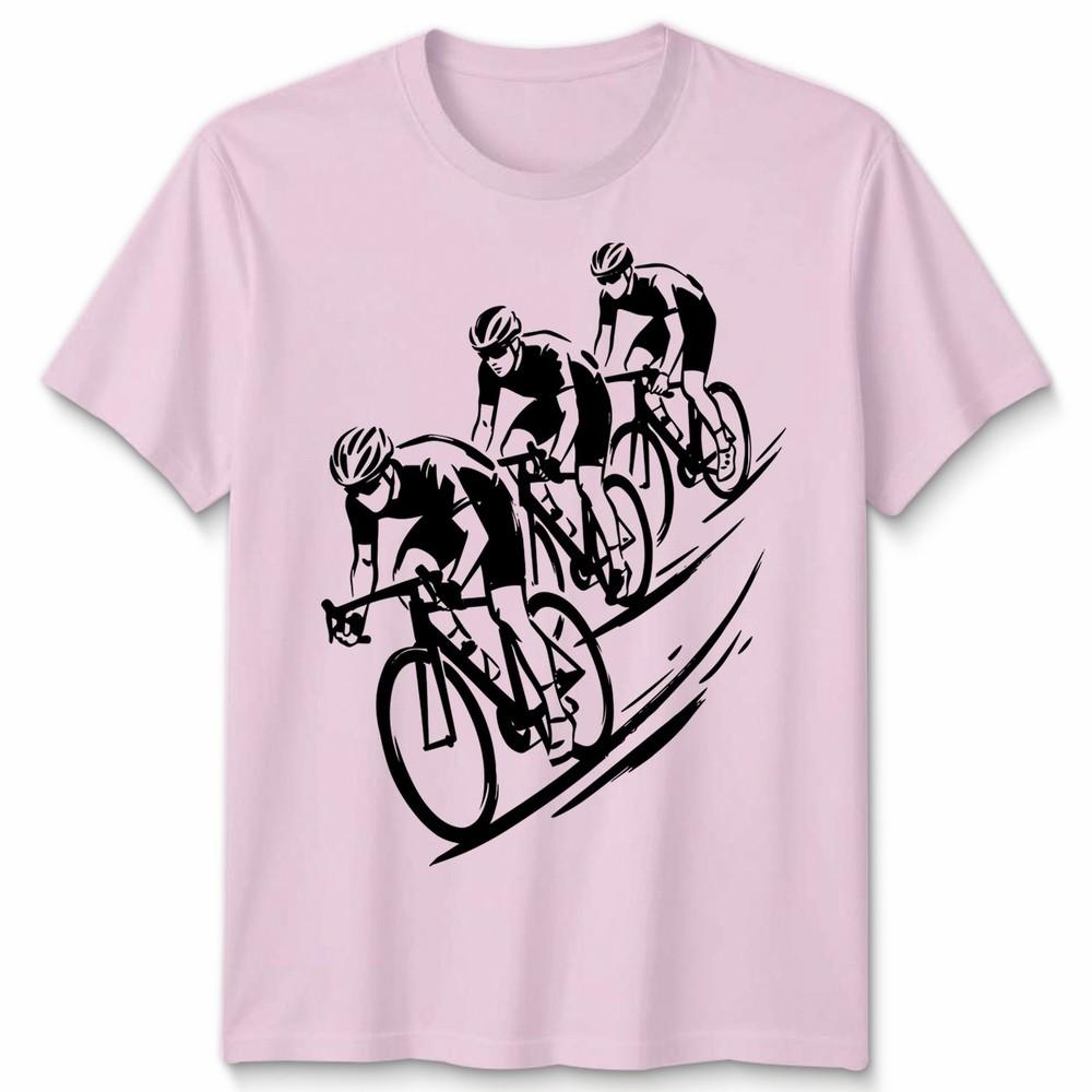3 Cyclists Unisex T Shirt Cycling Bike Rider Cycle Gift Idea Graphic Tee