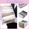 Transparent And Visible 6/7 Grids Clothes Jeans Pants Storage Bag Drawer Mesh Divider Organizer Boxes
