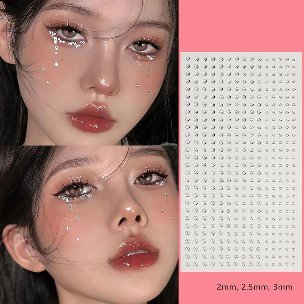 Makeup Face Rhinestones Rhinestones Butterflies Love Hearts Festival Face Jewels for Face Hair Eye Makeup