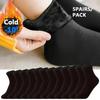 Unisex Mid-Calf Thermal Socks - 5 Pairs, Moisture-Wicking & Breathable for Winter