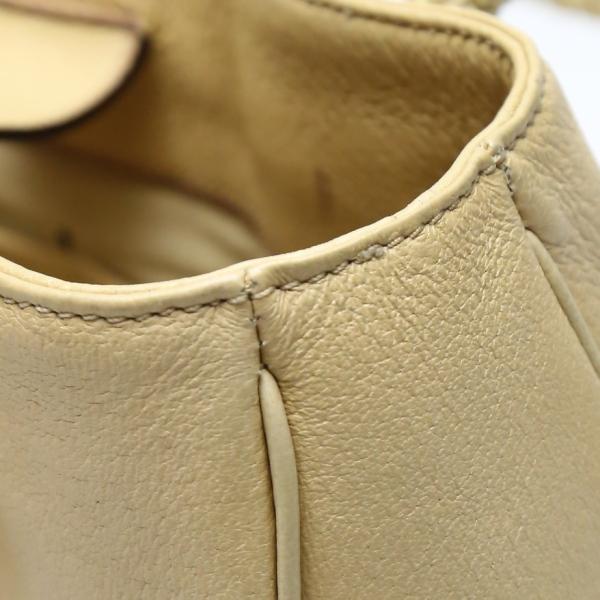 Kate Spade Circular Braided Rope Handle Tote Bag Beige Women Used