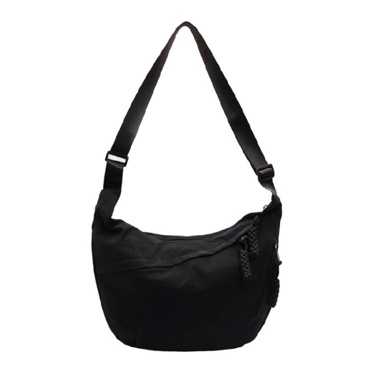 Crescent Bag for Women Men Crescent Shoulder Bag Retro Canvas Crossbody Bag Slouchy Corduroy Dumpling Bags Purses Gifts