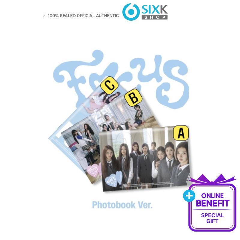 [Pre-order] Hearts2Hearts - MINI 1ST ALBUM [FOCUS] Photobook Ver. (Online Benefit)