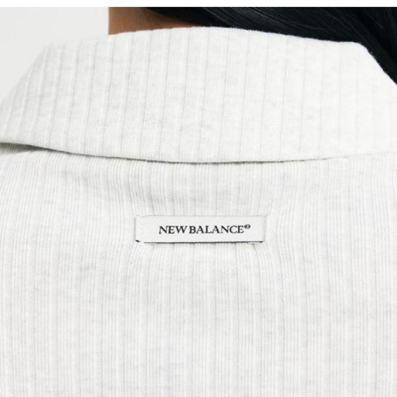 New Balance Half Club New Balance Women S 2 Way Ribbed Collar Zip Up Jacket Nbm