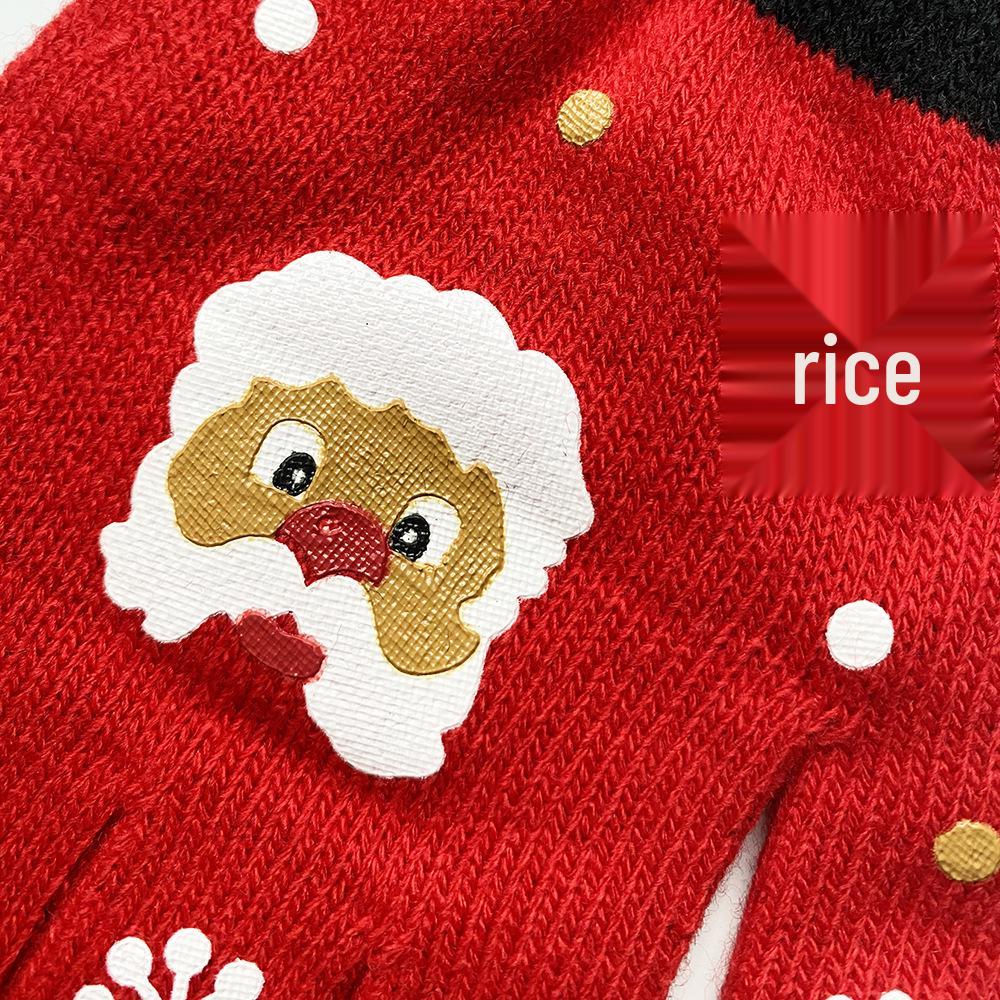 Women's Christmas Warm Cycling Gloves, Touchscreen & Cold-Proof, for Autumn/Winter