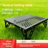 Mesa plegable portátil para camping senderismo picnic mesa de exterior ligera de metal