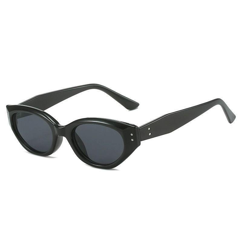 Retro Cat Eye Sunglasses Women'S Advanced Uv Protection Square Garden Face Same Glasses Sunglasses
