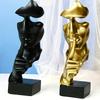 Top Elegant European Silent Thinker Statue Abstract Handmade Silent Thinker Statue Model Face And Hand Sculpture