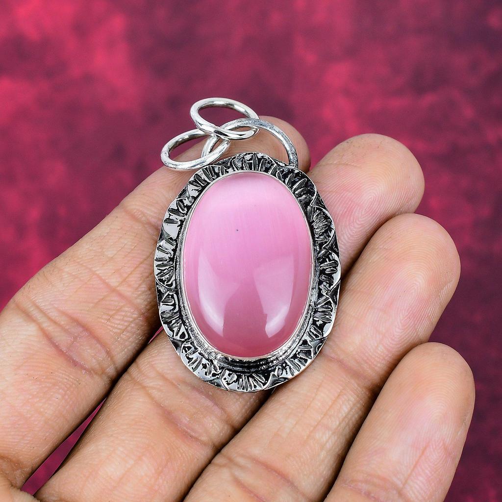 Monalisa Jewelry, 925 Solid Sterling Silver Pendant Handmade Gemstone Jewelry, Love Forever Gift Pendant Jewelry