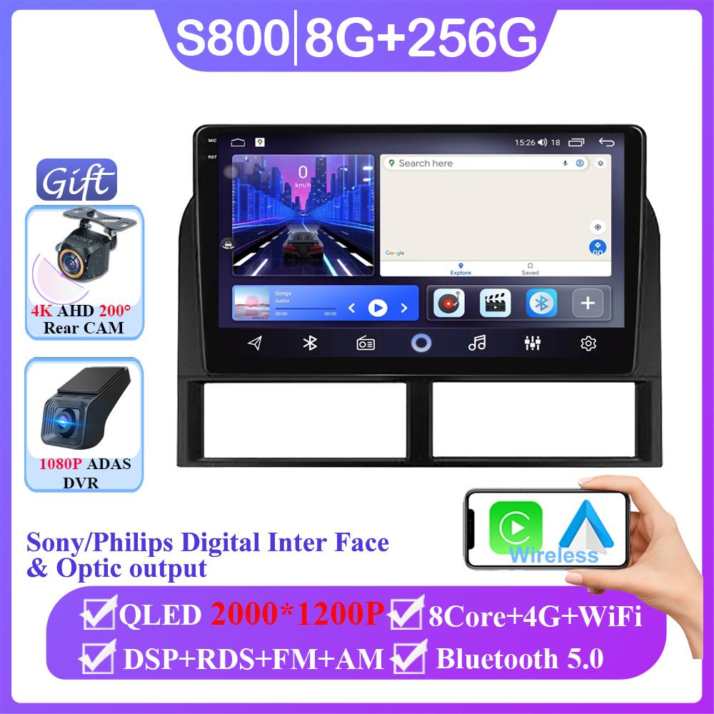 Android 14 2 Din Car Radio Multimedia Player Navigation For Jeep Grand Cherokee II WJ 1998 - 2004 Carplay Auto GPS DVD Head Unit