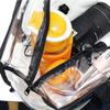1/2pcs PVC Makeup Storage Bag Portable Large Capacity Waterproof Clear Tote Shoulder Bag with Zipper for Travel Washing Shopping