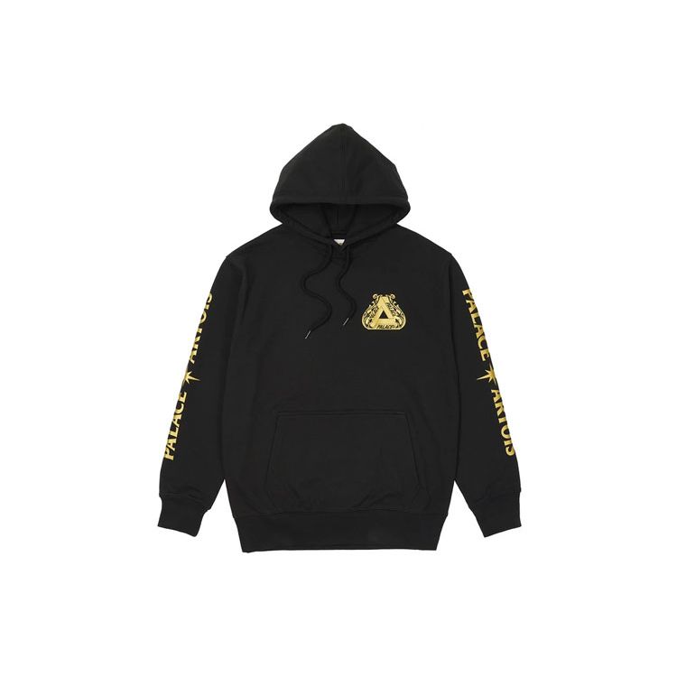 Palace, Stella Artois Palace X Stella Artois Co-Branded Logo Print Hoodie Unisex Hoodie Black PAL-SS21-17