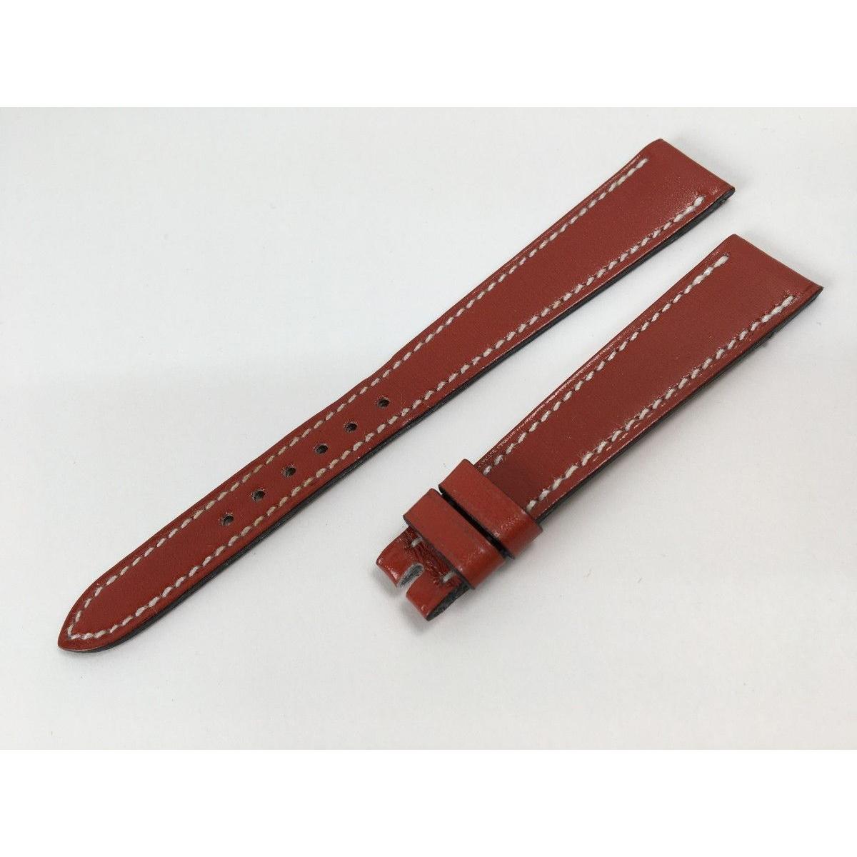 Used k1072 Authentic Good Condition HERMES Ladies Watch Leather Strap Mounting Width 12/10mm Gold Belt Only