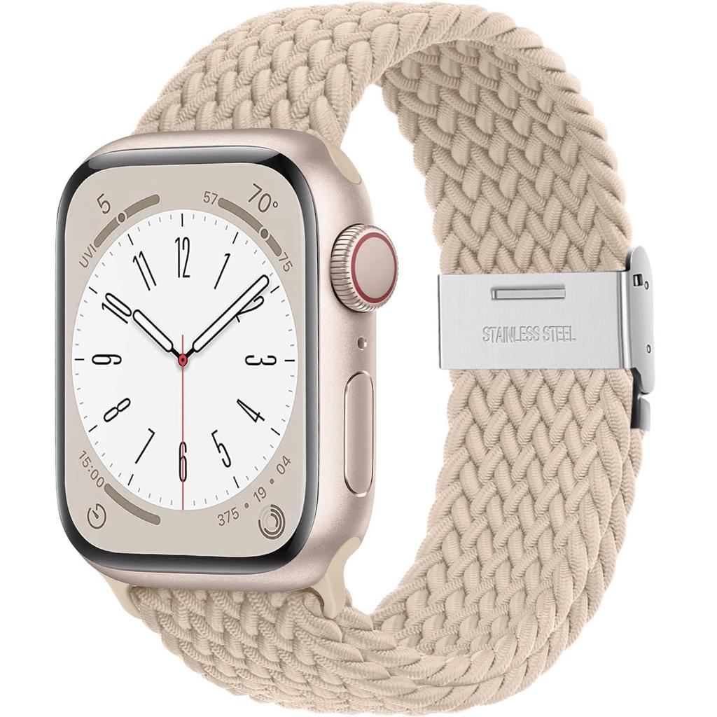 Strap For Apple Watch Ultra Band 49mm 45mm 44mm 40mm 41mm 42mm 40 45 Mm Braided Solo Loop Correa Bracelet Series 8 7 3 5 Se 6 4