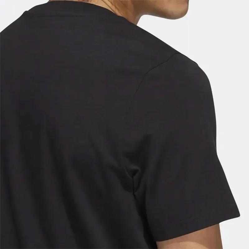 Adidas maglietta nera t-shirt uomo Foil HK9157 S
