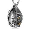 Necklace Buddha and Demon's Thoughts Necklace Year of the Zodiac Retro Men's Pendant