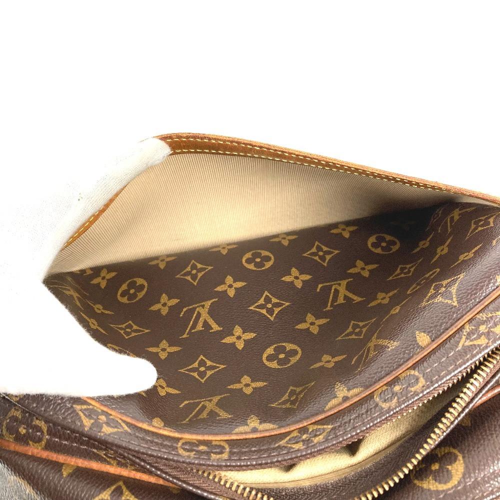 Louis Vuitton M45254 Monogram Reporter PM Crossbody Shoulder Bag Brown