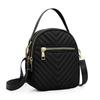 Women's Crossbody Bag Small Trendy PU Leather Shoulder Purse Casual Versatile Vintage Round Phone Bag Travel Daypack