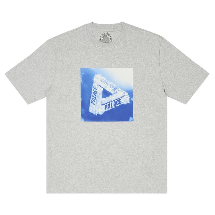 Palace Under The Weather T-Shirt Grey Marl Unisex Tops P25TS234
