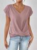 Women Short Sleeve T Shirt Casual Crew Neck Loose Fit Lightweight Breathable Basic Top Summer Everyday Tee