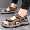 Fashion Men's Beach Sandals 2024 Summer Gladiator Men Outdoor Shoes Roman Man Casual Shoe Fashion Flat Flip Flops Slippers