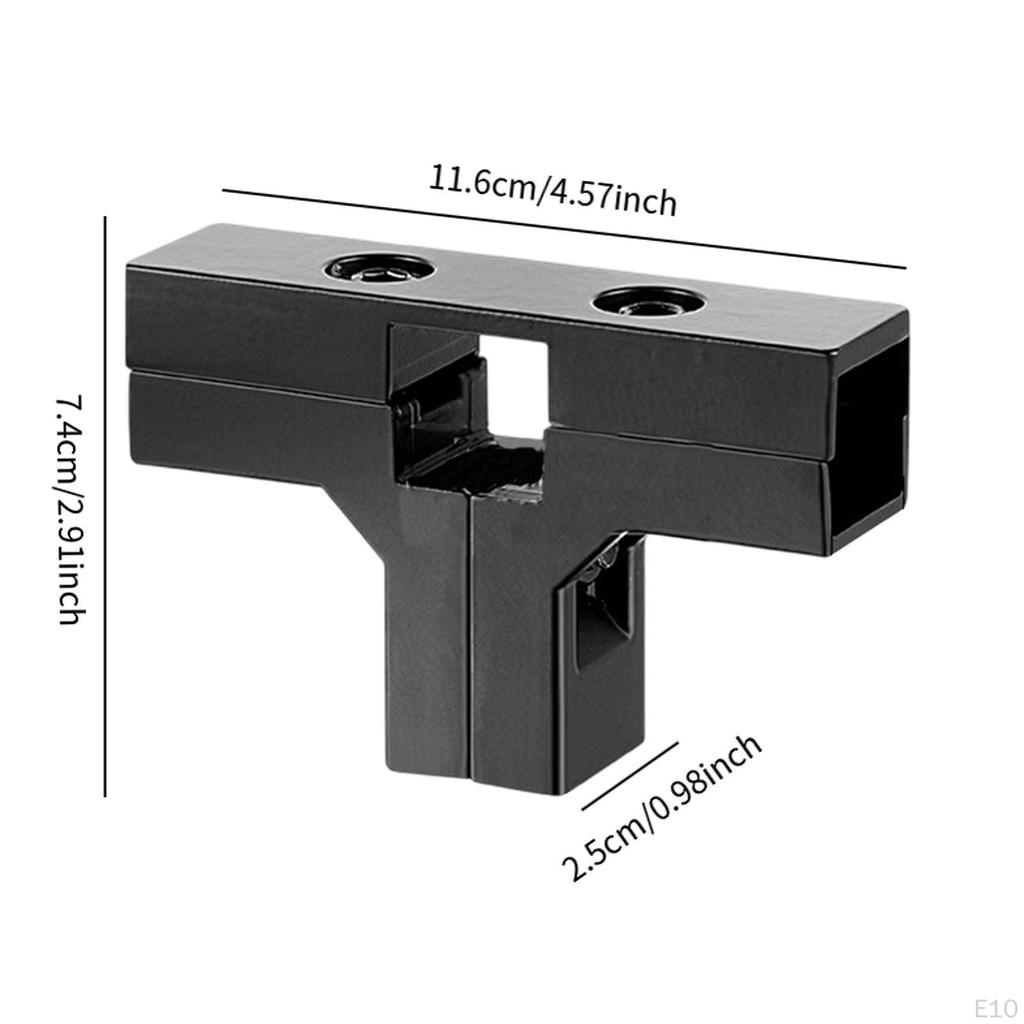 Square Tube Clamp Connector for 1" X 1" Aluminum Alloy with Included Bolts for Booth Setup