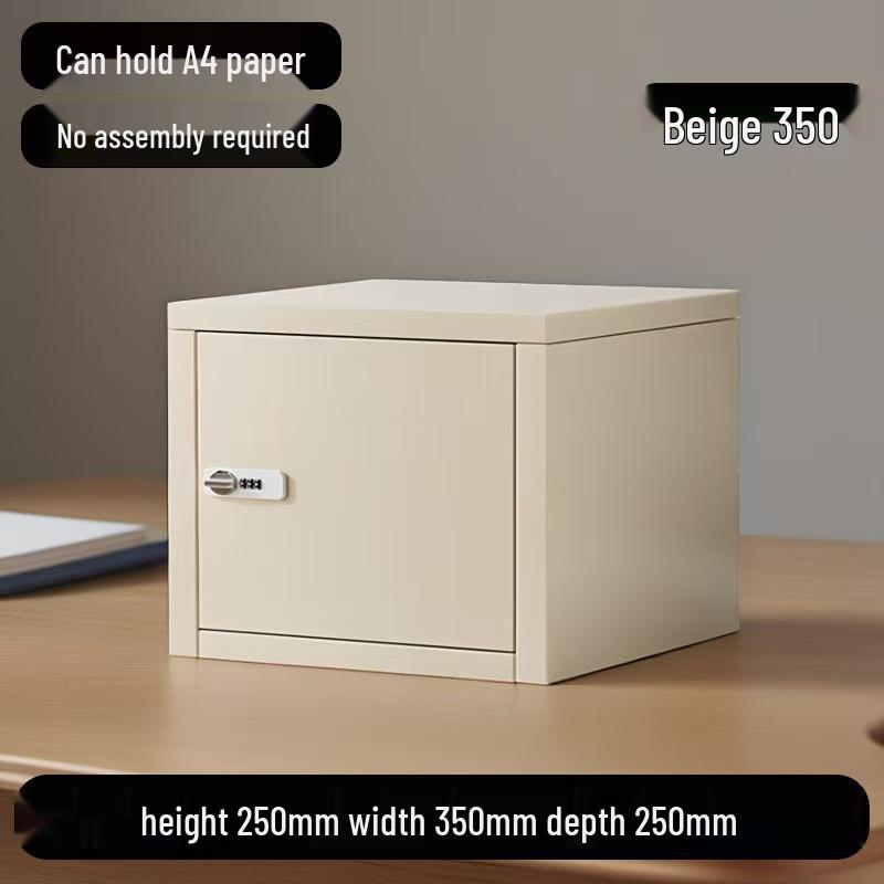 Lockable Steel Desktop File Organizer for Home or Office