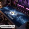 Custom Text Big Mousepad, Extended Desk Pad For Laptop Work GameManchester City