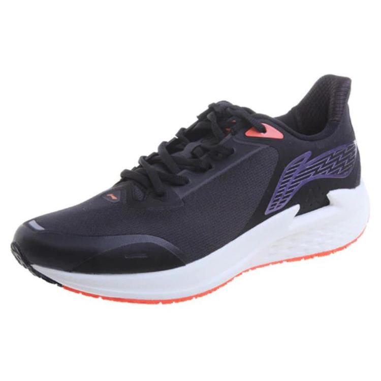 Li Ning Slip Resistant, Abrasion Resistant, Breathable Low Top Running Shoes Women's Black ARMR018-1