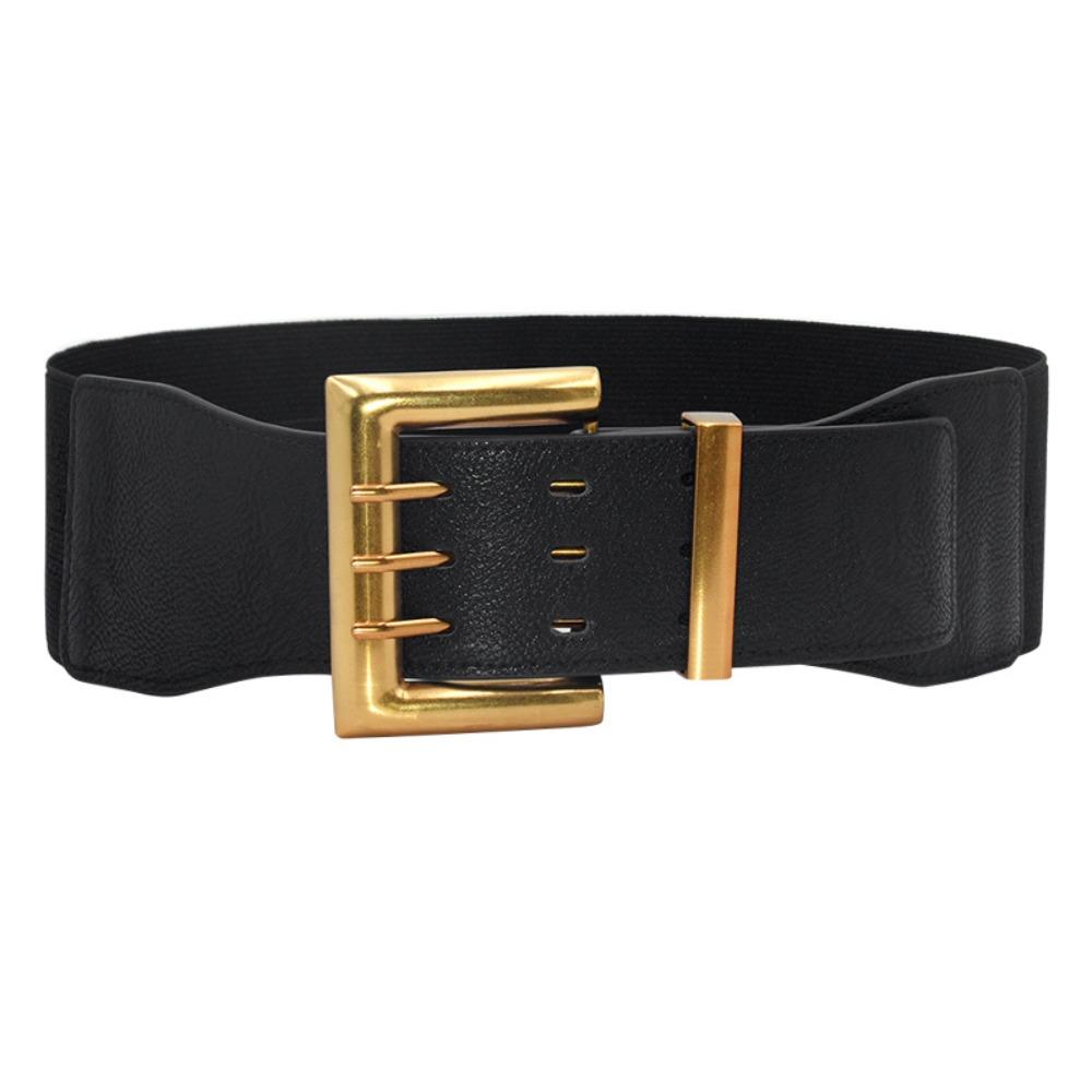 Elastic Elastic Cummerbunds Solid Color Wide Waist Corset Punk Corset Belt  Ladies