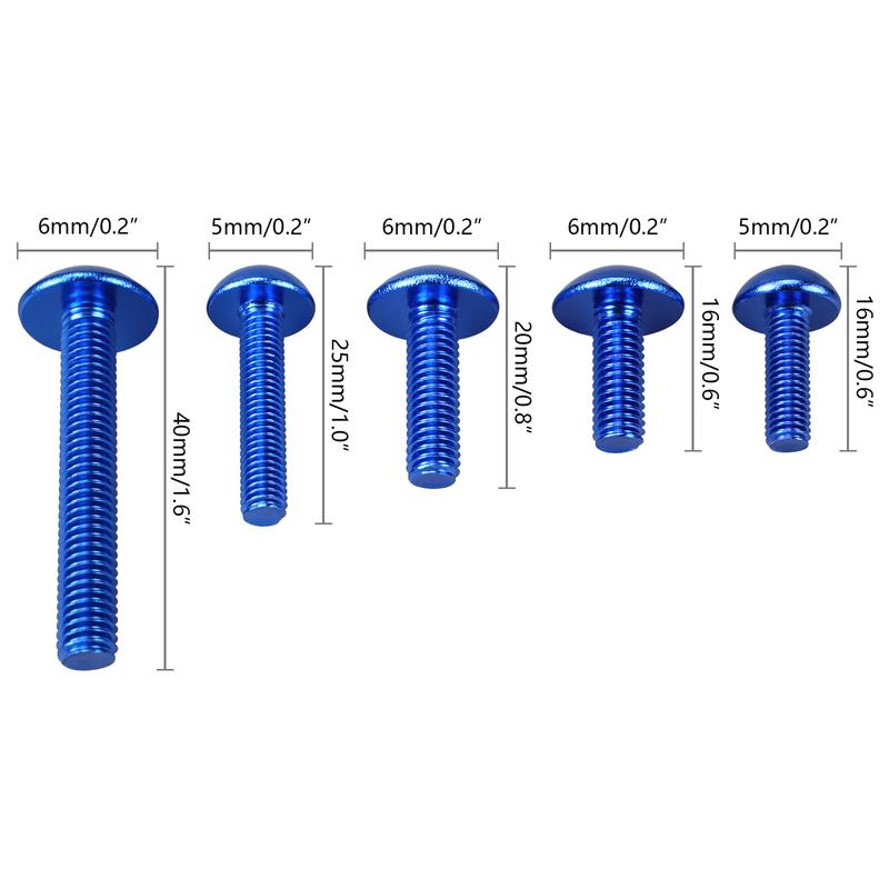 253PCS Fairing Bolt Kit Fastener Clips Screw For Yamaha MT03 MT07 MT09 YZF R1 R3 R6 R7 FZR400 600 750 Suzuki GSXR600 750 1000