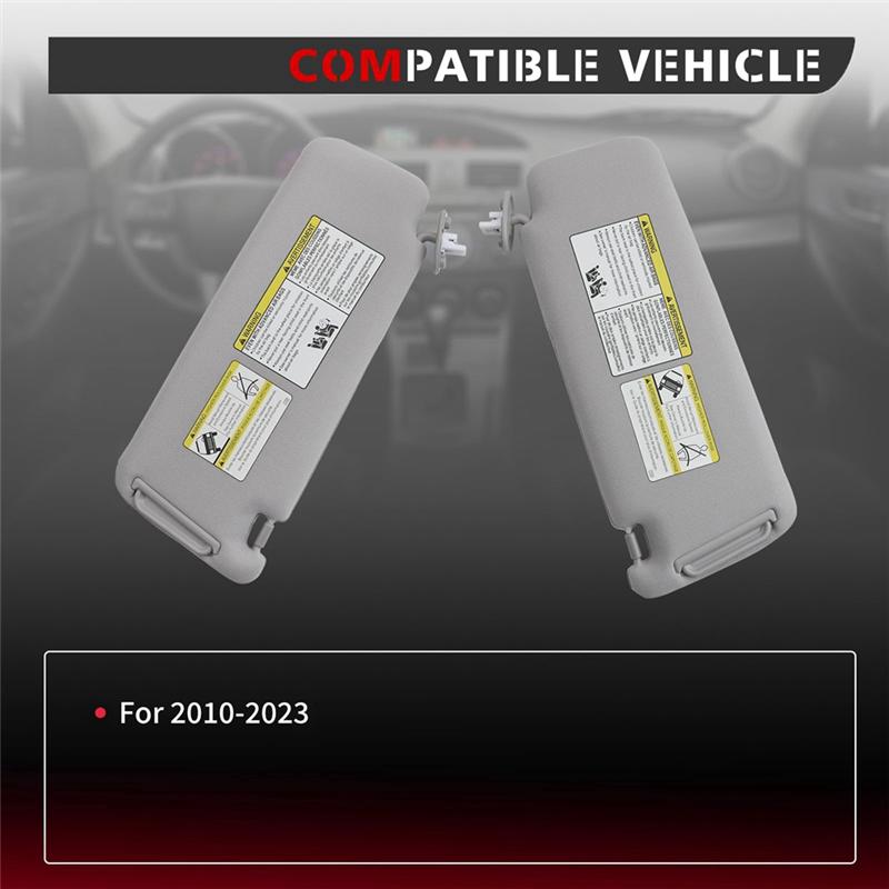 Authentic 74310-35A91-B1 7431035A91B1 Car Sun Visor Side With Vanity Mirror For Toyota Prado 2010-