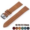 Quick Release Leather Watchband for Men Women Universal Bracelets Soft Calfskin Watch Strap 18mm 20mm 22mm 24mm Replacement Belt