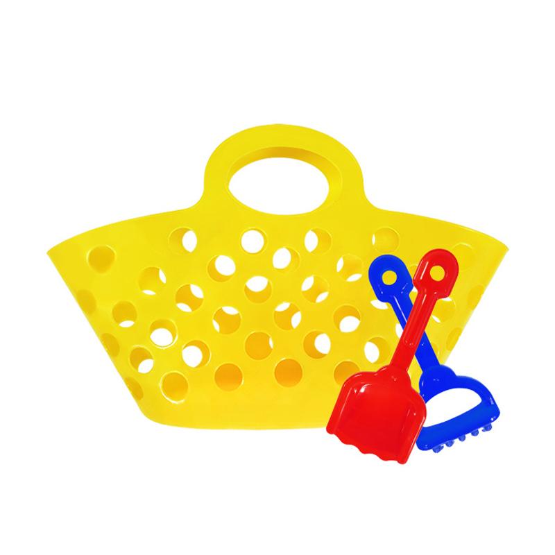 

Детский и младенческий набор пляжных игрушек для игры с песком: лопатка, корзинка, грабли StyleC