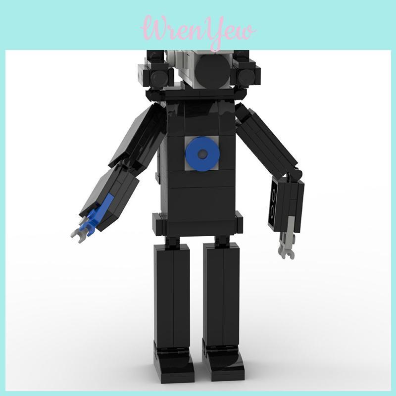 Star Sign Titan Surveillance Man Building Block Toy Set Desktop Decoration Plastic Material