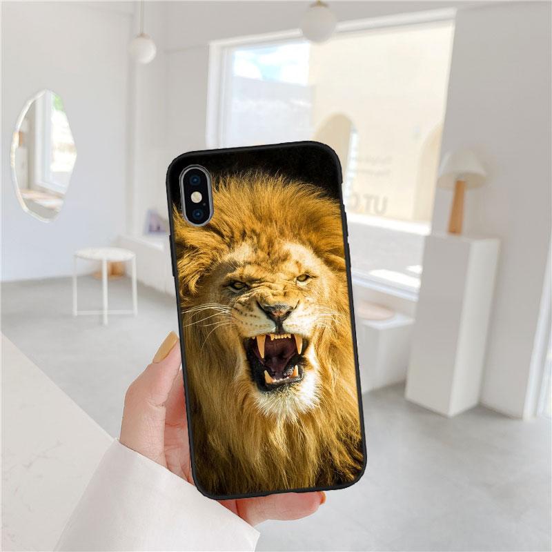 HK4 Animal Lion Soft Shell Phone Case for Huawei Mate 20 P Smart+ P20 P30 Lite Pro Y5p Y6p Y6s Y7a Y8p Y8S Y9 Prime Y9A Y9S