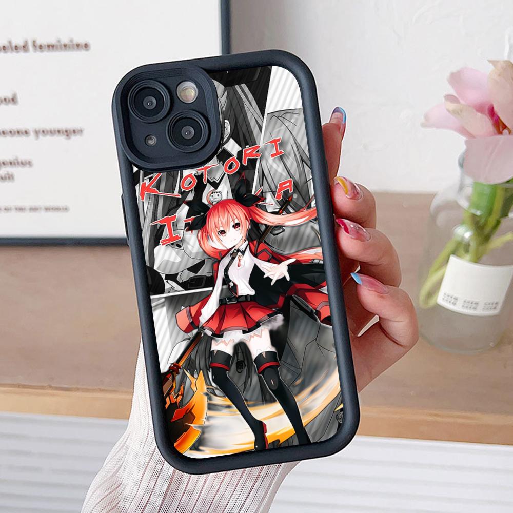 Date a Live Kotori Itsuka Thicken TPU Mobile Phone Case for iPhone 17 16 15 14 13 12 11 Air Pro Max Plus Colorful Cover