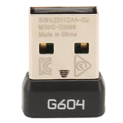 USB Receiver 2.4GHz Wireless Stable Signal Portable Durable ABS Mouse Adapter for Logitech G604