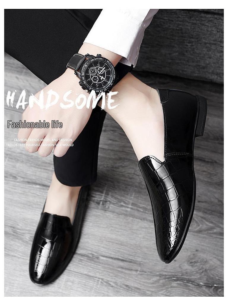 Men's Leather Loafers: Breathable, Soft Sole Slip-On Driving Shoes