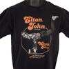 Elton John T Shirt Mens Size Medium Black World Tour Madison Square Garden 1973