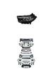 Mercedes-Benz C-Class W206/E-Class W214 Front Bumper Lower Bracket (Part #2065249900, #2065248000)