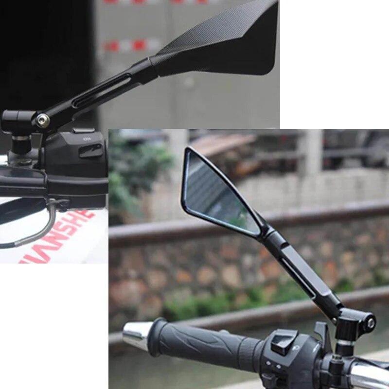For KAWASAKI ER6N  ER-6N ER6N Aluminum CNC Motorcycle Side Mirror Rearview Mirrors