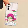 Cute Boy Saiki K-Kusuo Phone Case for Samsung Galaxy A13 A15 A16 A14 A12 A35 A34 A73 A35 A71 A72 A25 A22 Soft Cover